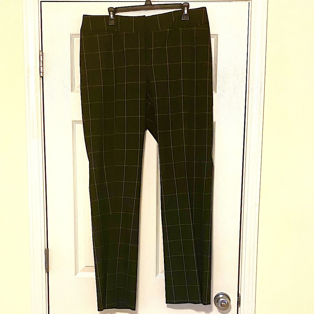 Loft Window pane dress pant